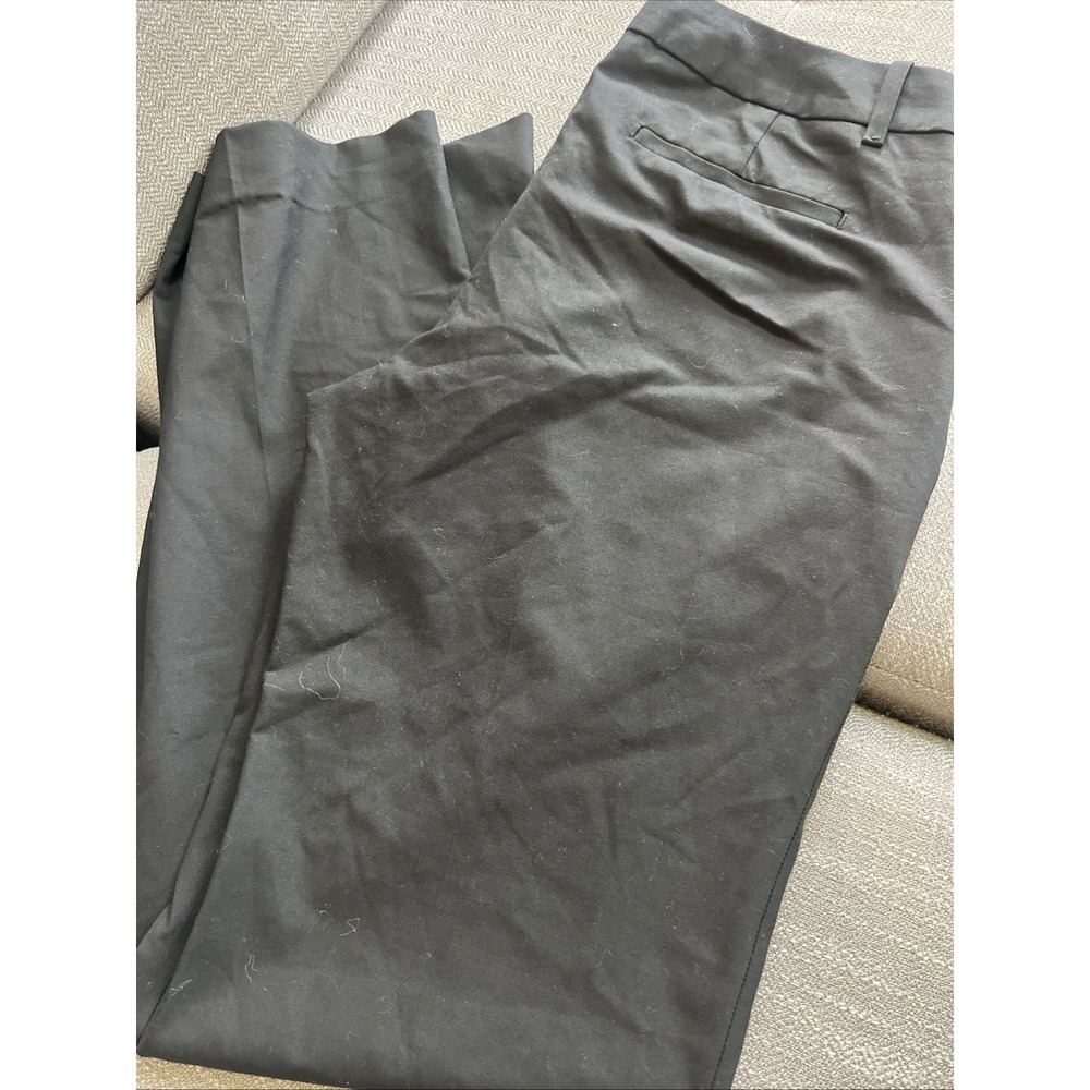 Gap Women's Stretch Pants Black Regular Size 12L Curvy Fit